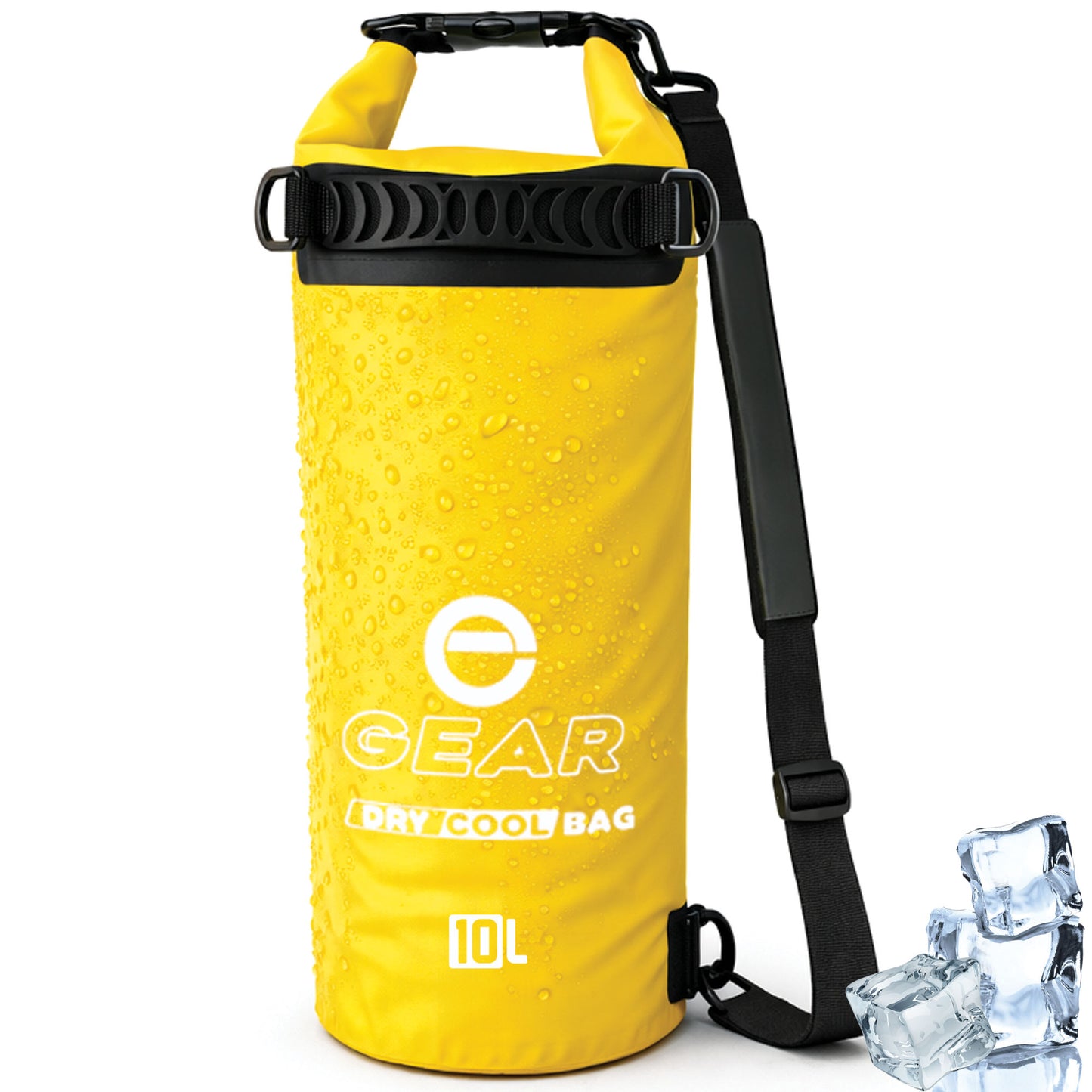 10L - Enthusiast Gear Insulated Dry Bag Floating Cooler – Roll Top, Leak Proof, Waterproof, Collapsible