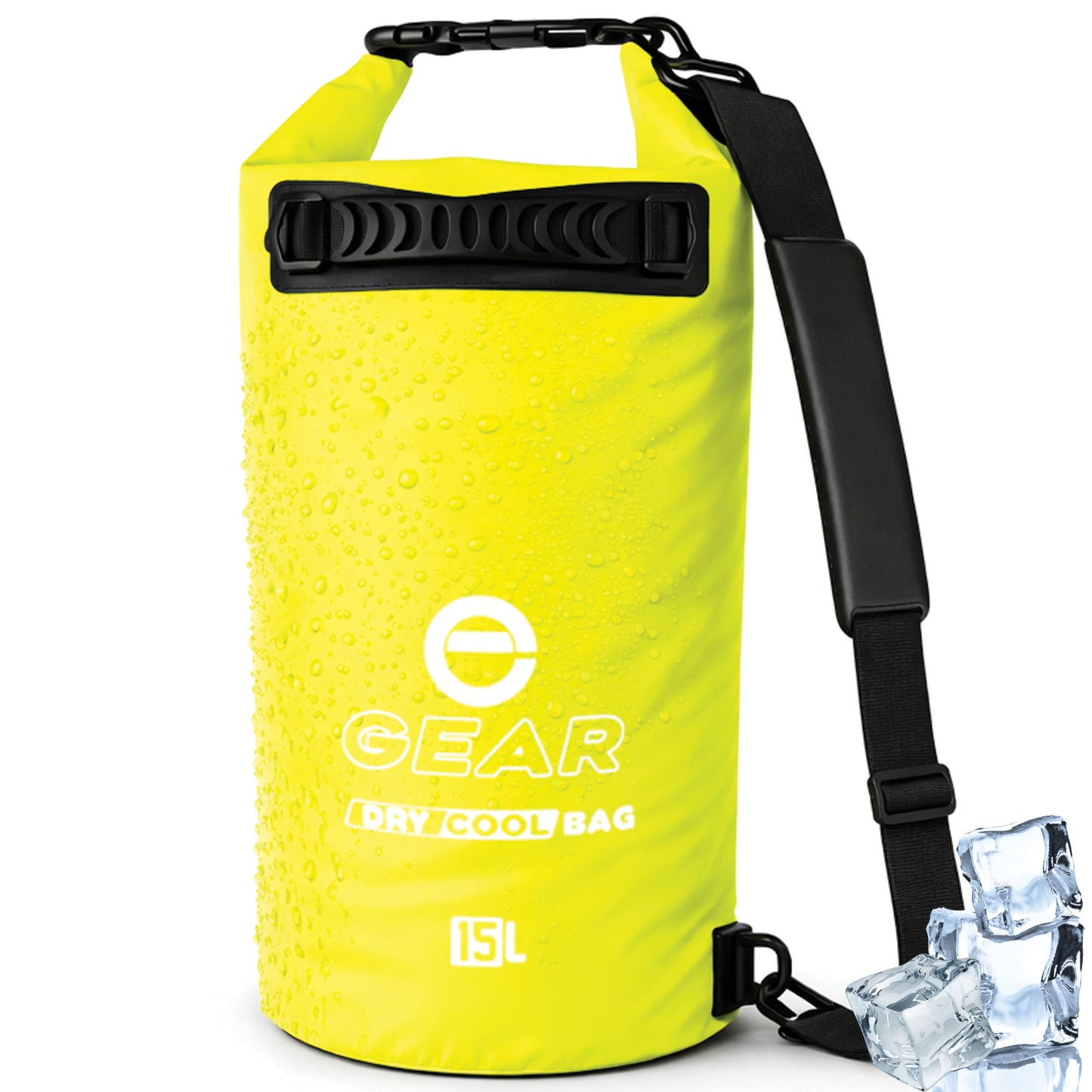 15L - Enthusiast Gear Roll Top Insulated Backpack Cooler Dry Bag – Perfect for Kayaking Fishing Beach Hiking - 15L