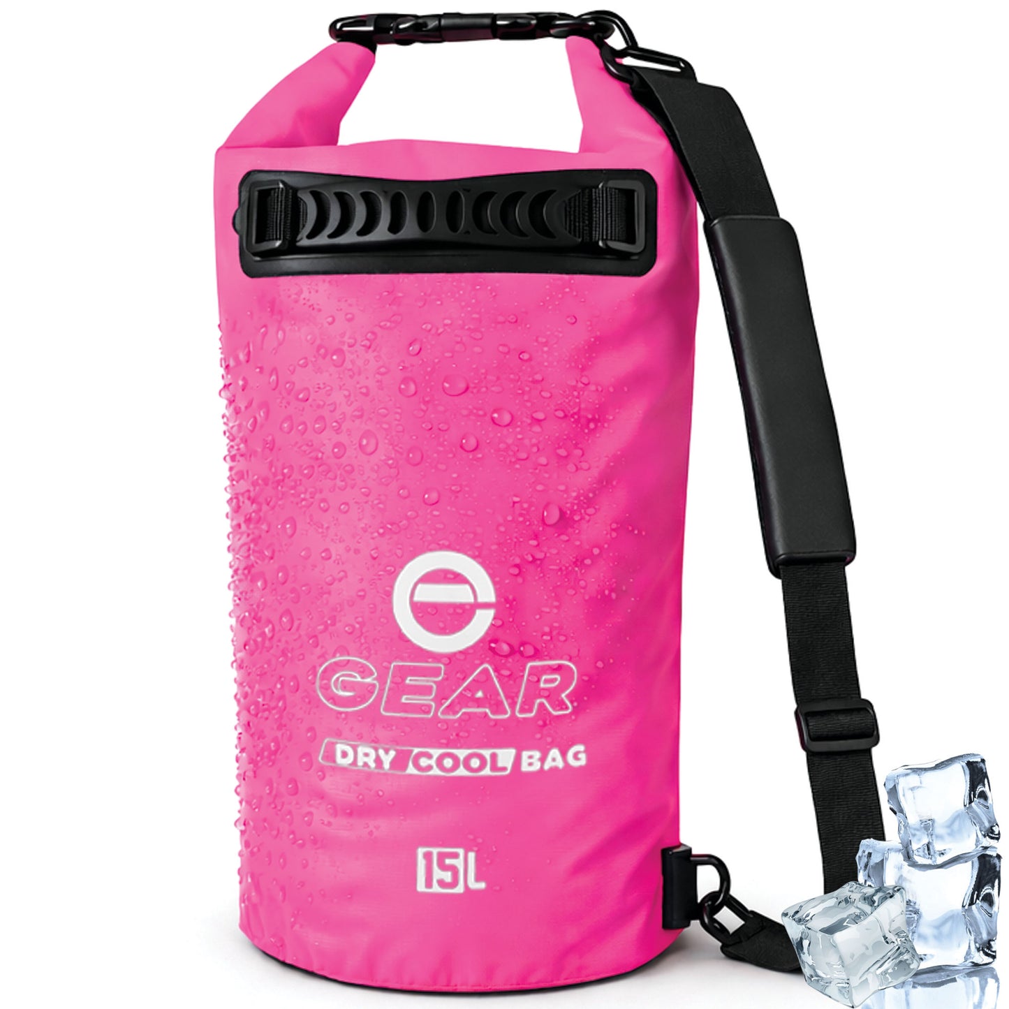 15L - Enthusiast Gear Roll Top Insulated Backpack Cooler Dry Bag – Perfect for Kayaking Fishing Beach Hiking - 15L