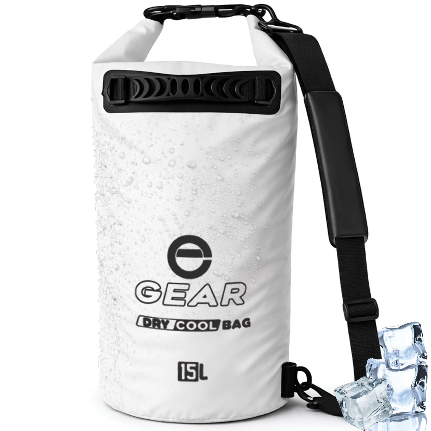 15L - Enthusiast Gear Roll Top Insulated Backpack Cooler Dry Bag – Perfect for Kayaking Fishing Beach Hiking - 15L