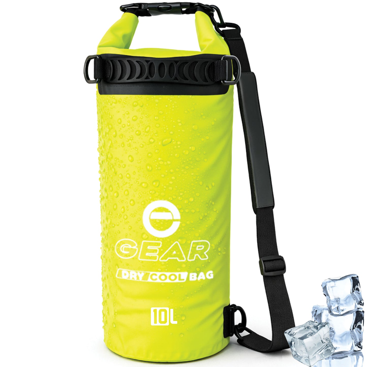 10L - Enthusiast Gear Insulated Dry Bag Floating Cooler – Roll Top, Leak Proof, Waterproof, Collapsible