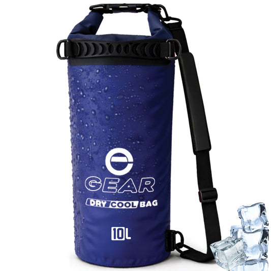 10L - Enthusiast Gear Insulated Dry Bag Floating Cooler – Roll Top, Leak Proof, Waterproof, Collapsible