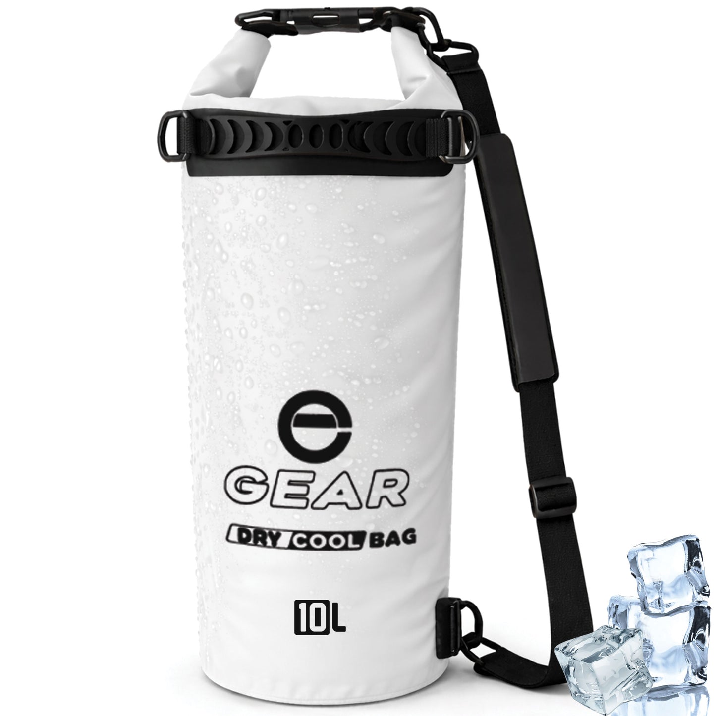 10L - Enthusiast Gear Insulated Dry Bag Floating Cooler – Roll Top, Leak Proof, Waterproof, Collapsible