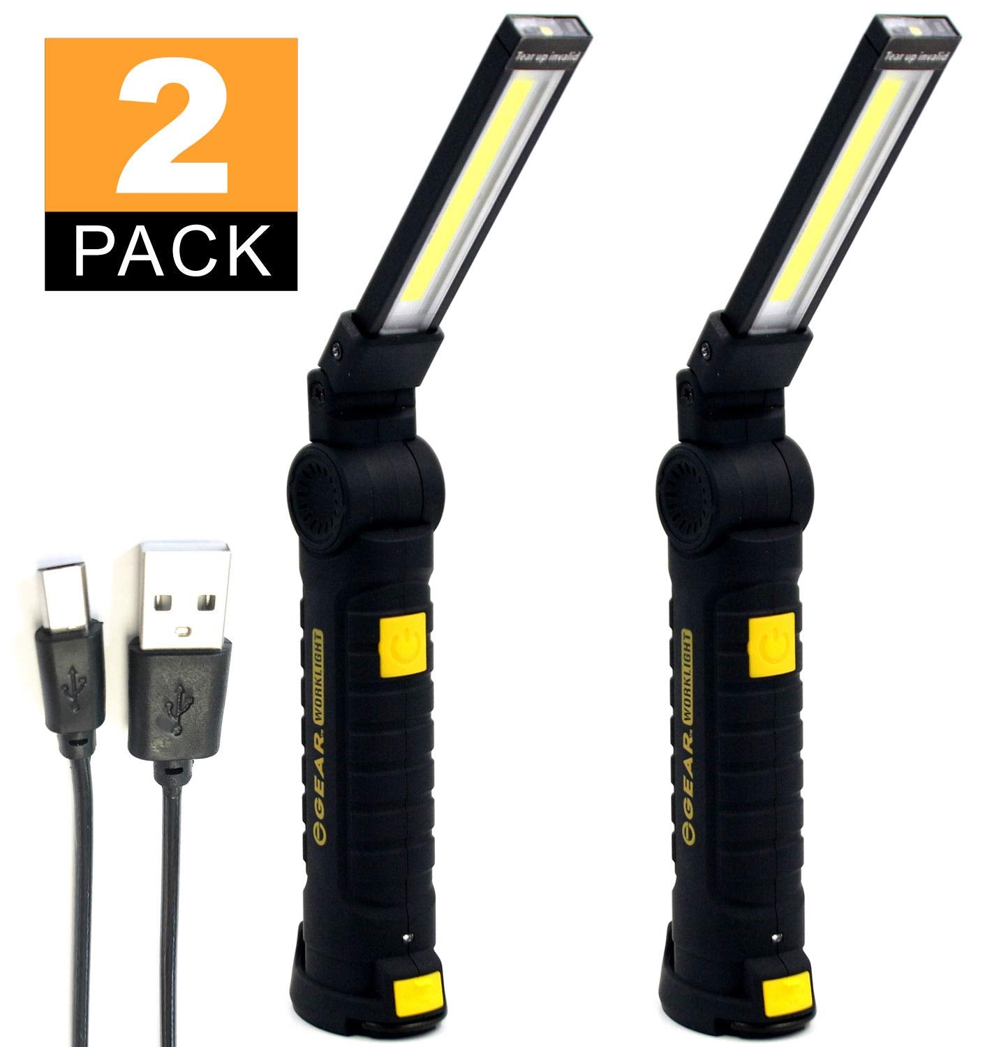 led rechargeable flashlight work light