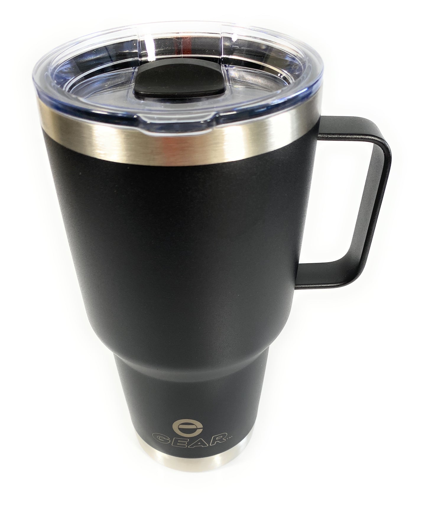 Enthusiast Gear 30 oz Tumbler with Magnetic Slider Lid and Handle, Stainless Steel, Vacuum Insulated for Hot and Cold Drinks