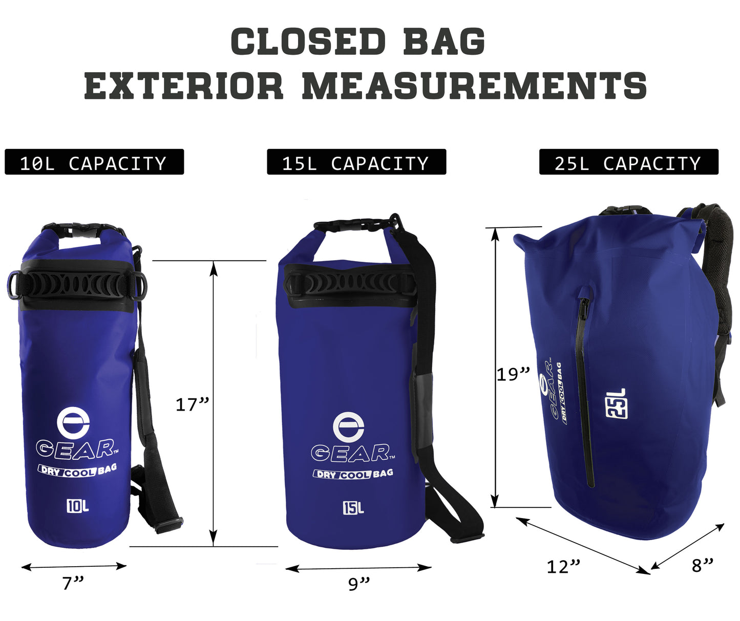 Dry Cool Bag - Capacity - Dark Blue