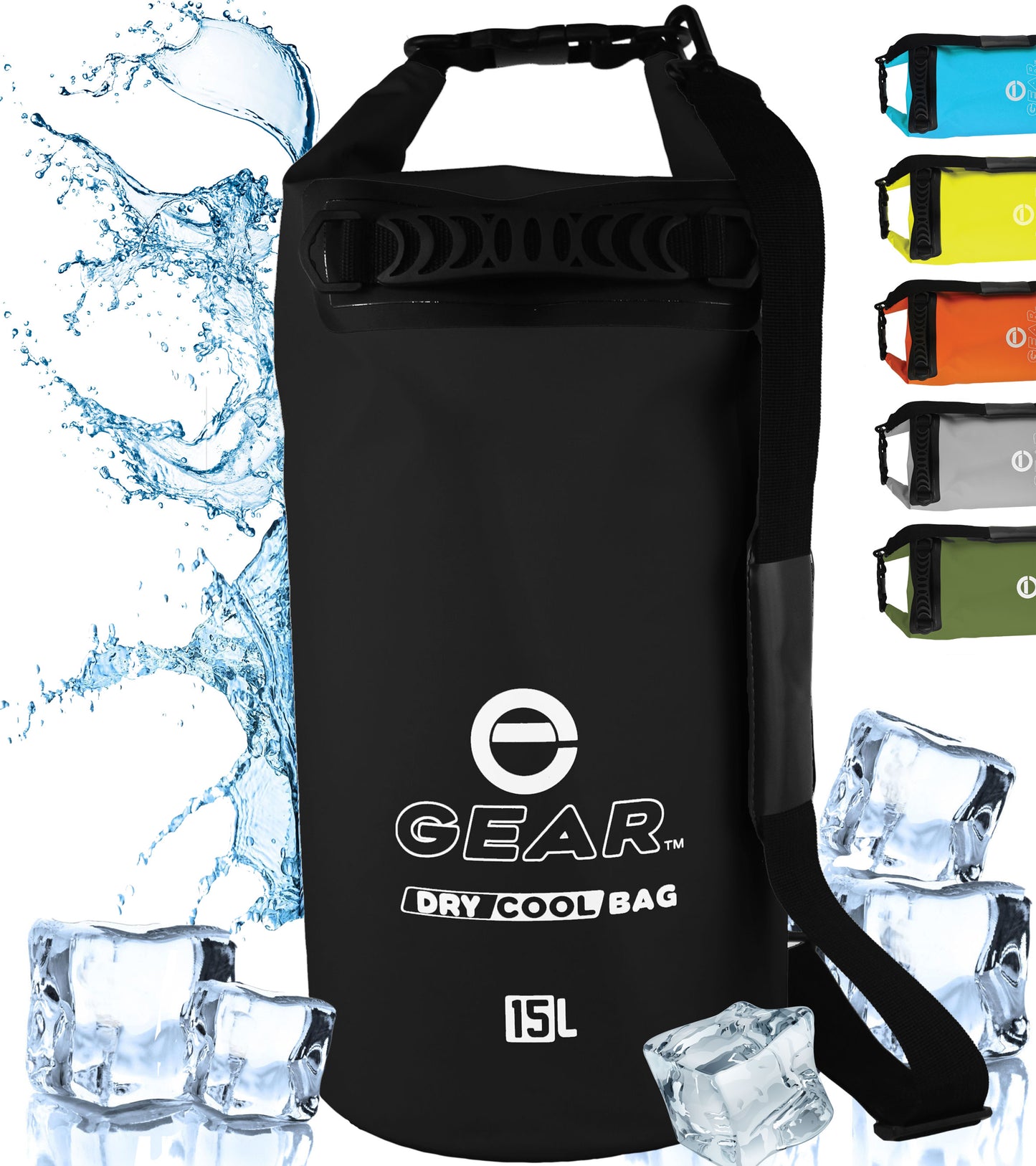 Dry Bag Cooler - Black 15L