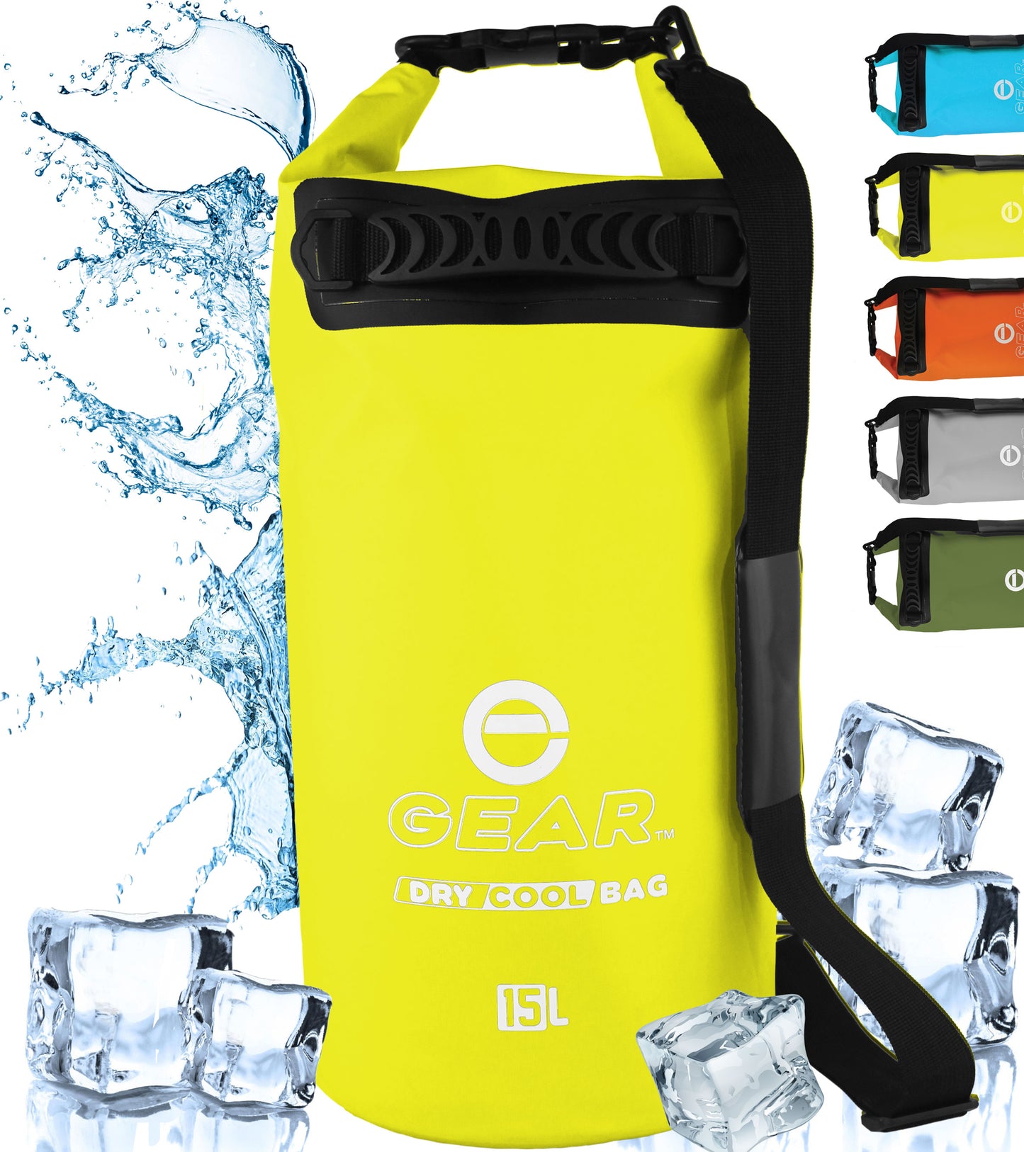 Dry Bag Cooler - Bright Green 15L