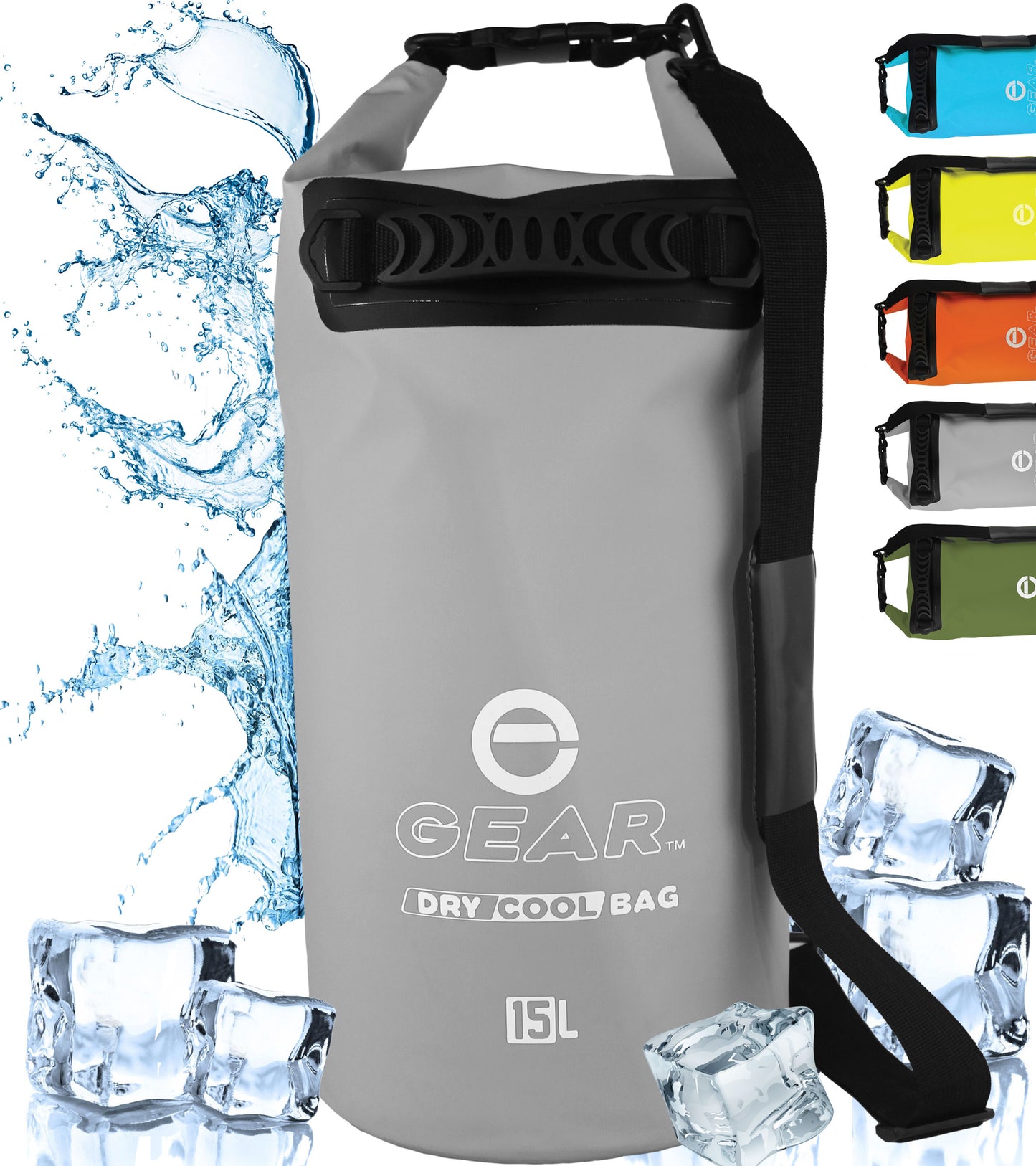 Dry Bag Cooler - Gray 15L