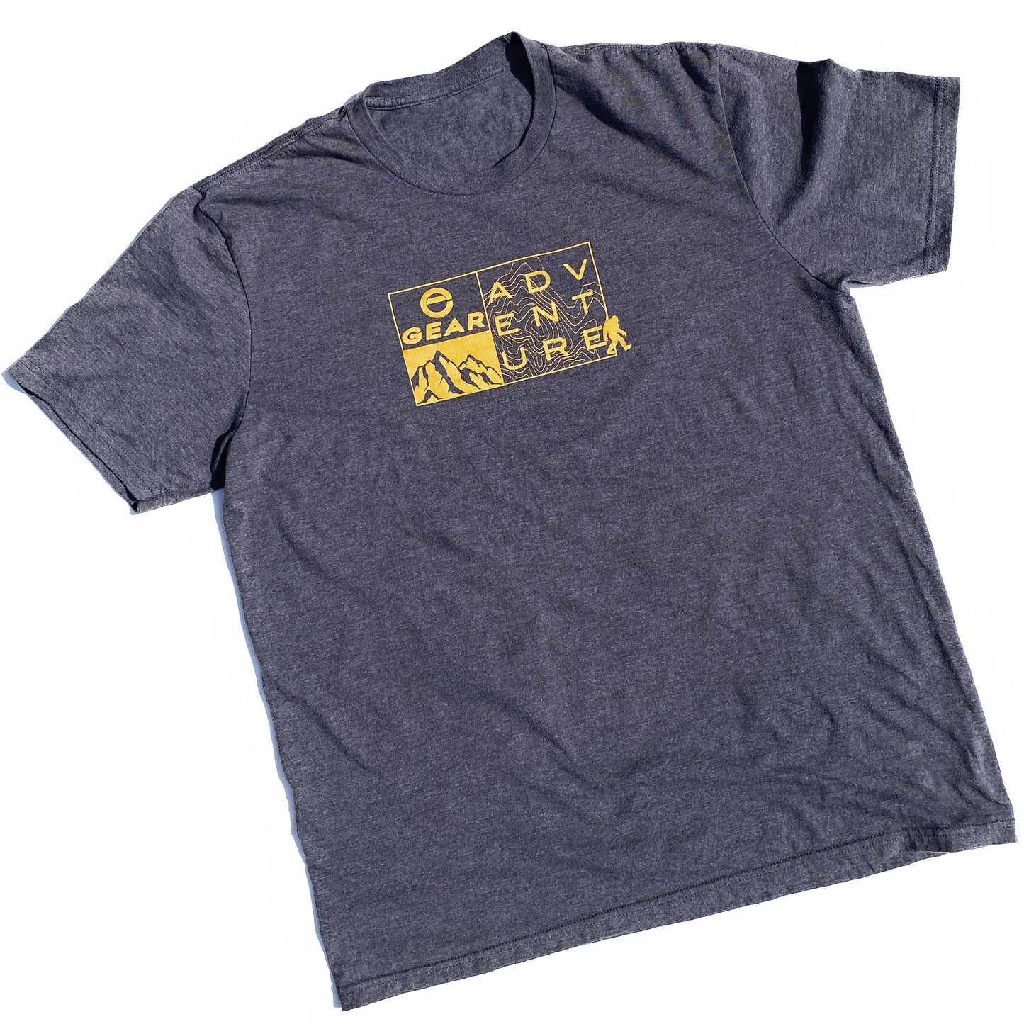 Enthusiast Gear Outdoor Adventure Tri-Blend T-Shirt Heathered Charcoal
