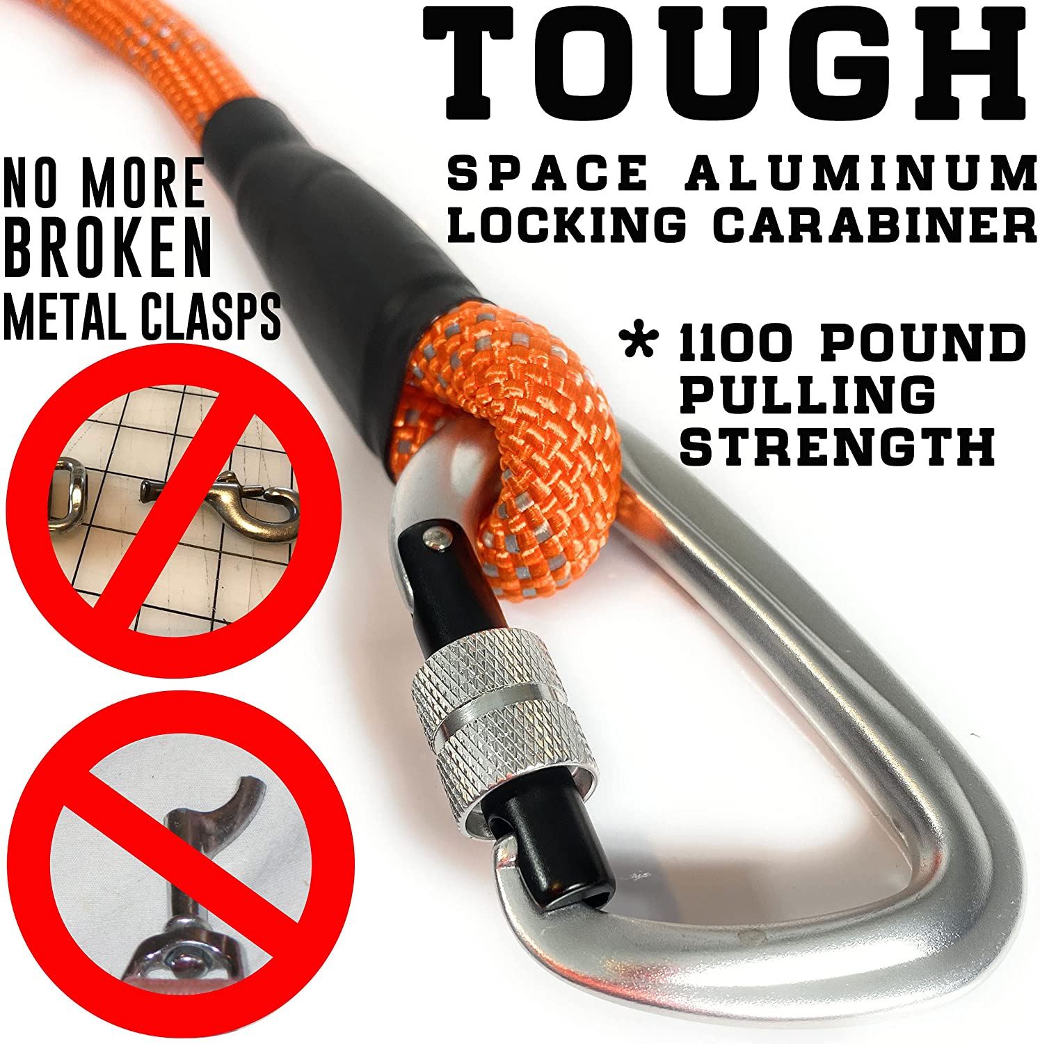 Locking Carabiner - 1100 Pound Pull Strength